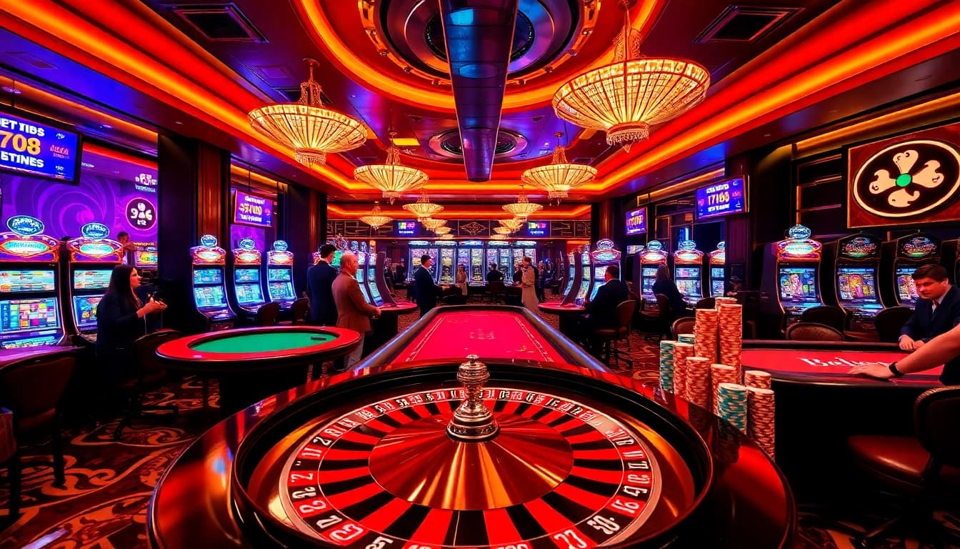 Experience the excitement of Bet88 with engaging casino games, vibrant atmosphere, and dynamic betting.