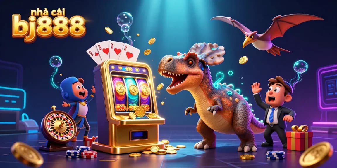 Experience exciting wins at nhà cái bj888 as a pachycephalosaurus triggers big jackpots and golden coins.