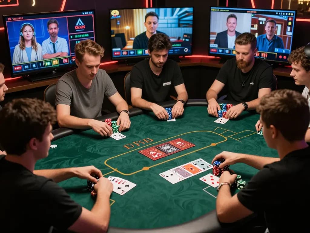 Engaging poker game figures at 88CLUB online platform capturing competitive gameplay.
