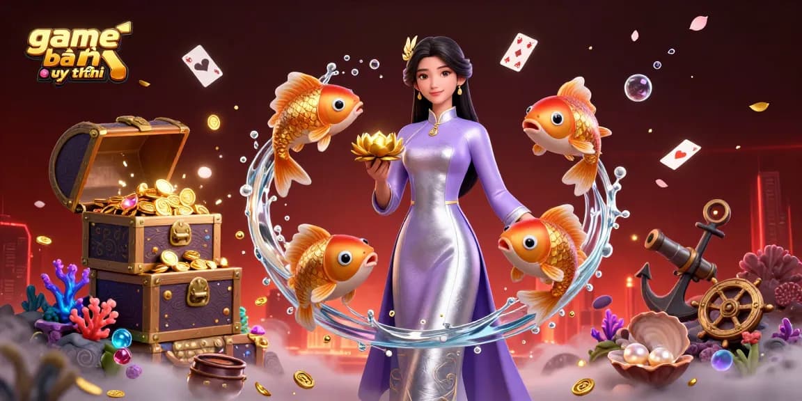 Experience the excitement of game bài uy tín with stunning visuals of a vibrant casino setting.