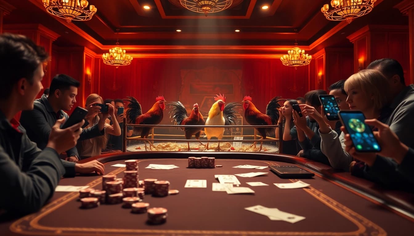 The live cockfighting event at https://dagatructiepp.casino/ showcases intense action and betting excitement.