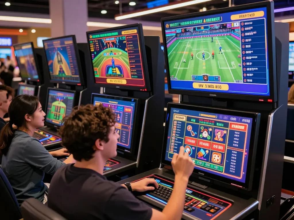 People experiencing the excitement of VN88 online gambling platform with vibrant casino games.