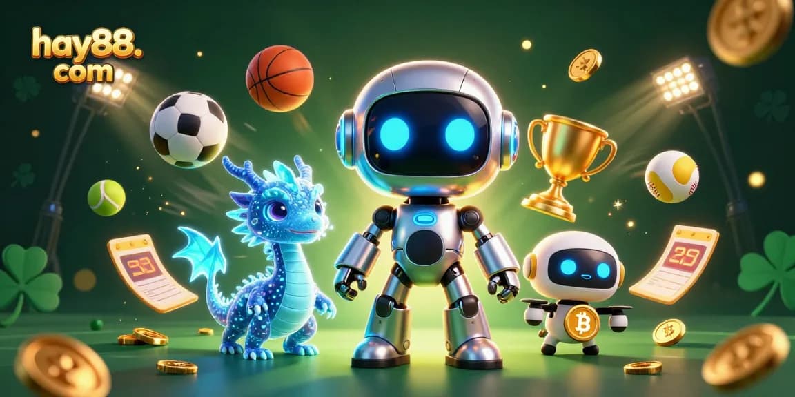 Experience exciting gaming at hay88. com with dynamic casino elements and vibrant characters.