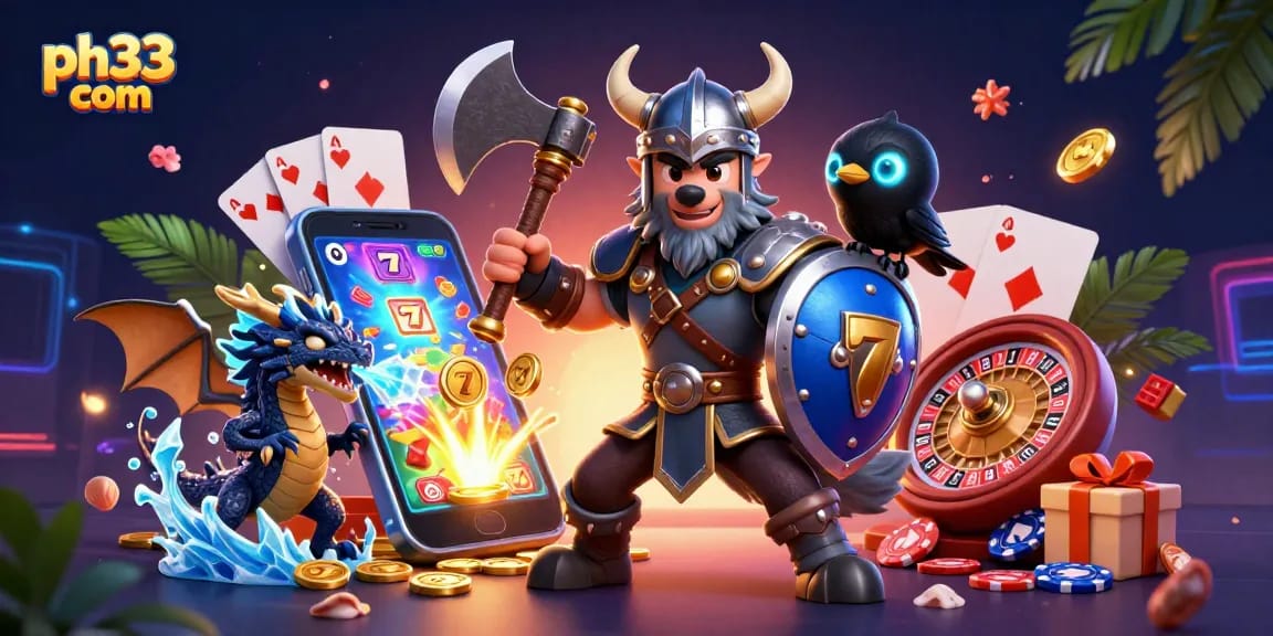 Experience the thrill of gaming on ph33 com with vibrant slots, golden coins, and dynamic casino action.