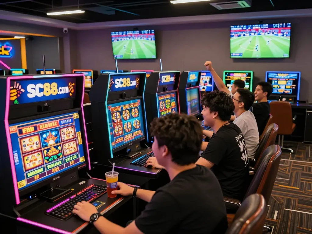 Exciting gaming environment showcasing SC88.com with players engaged in online gambling experiences.