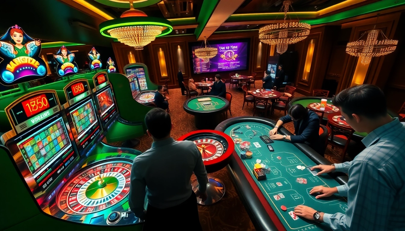 Experience the excitement of king79 with vibrant casino games and thrilling bets in a luxurious setting.