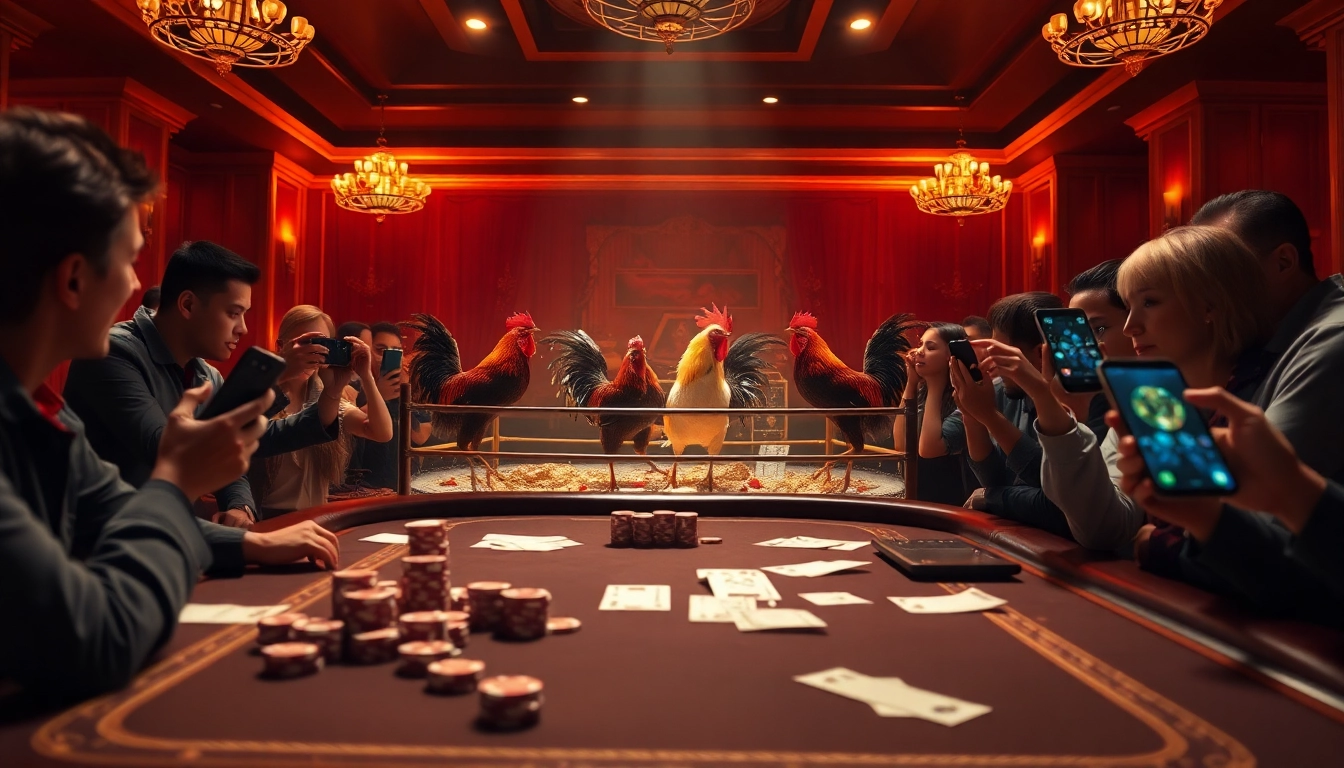The live cockfighting event at https://dagatructiepp.casino/ showcases intense action and betting excitement.