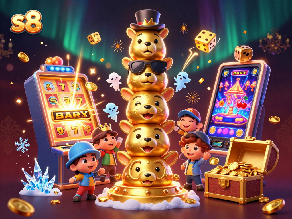 Experience thrilling s8 gaming with vibrant jackpot action, dynamic casino elements, and immersive visuals.