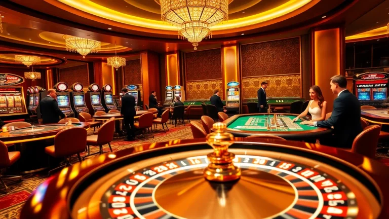 Players enjoying high-stakes games at XX88 COM's luxurious casino with vibrant atmosphere.