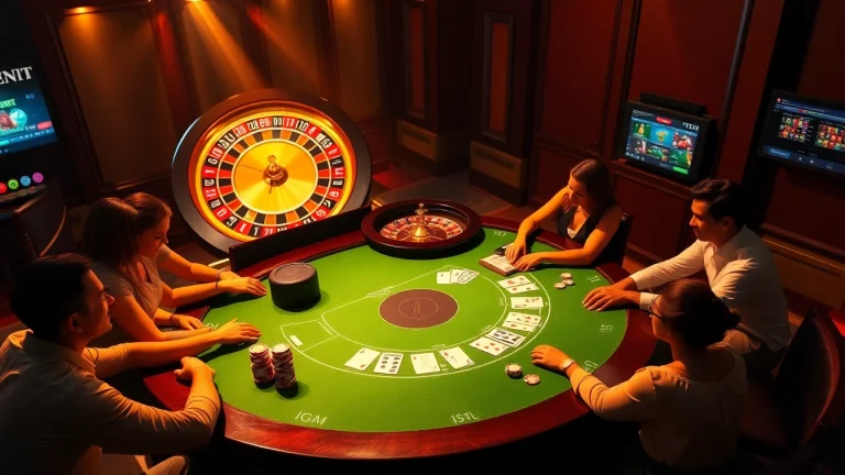 Engage in thrilling online gambling at lodetructuyen with poker tables and roulette wheels.