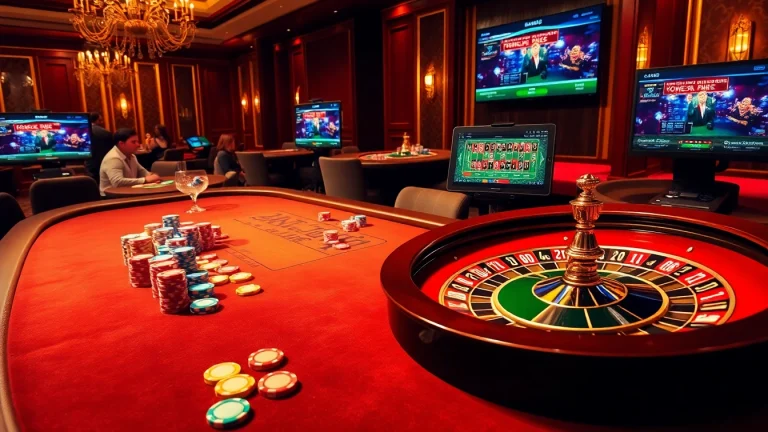 Experience the thrill of bem88 com at a vibrant casino table filled with action.