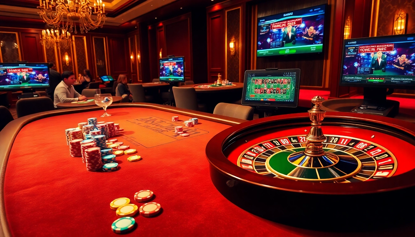 Experience the thrill of bem88 com at a vibrant casino table filled with action.