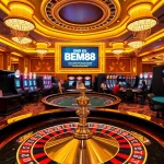 Experience the excitement of ĐĂNG KÝ BEM88 in a luxurious casino environment.